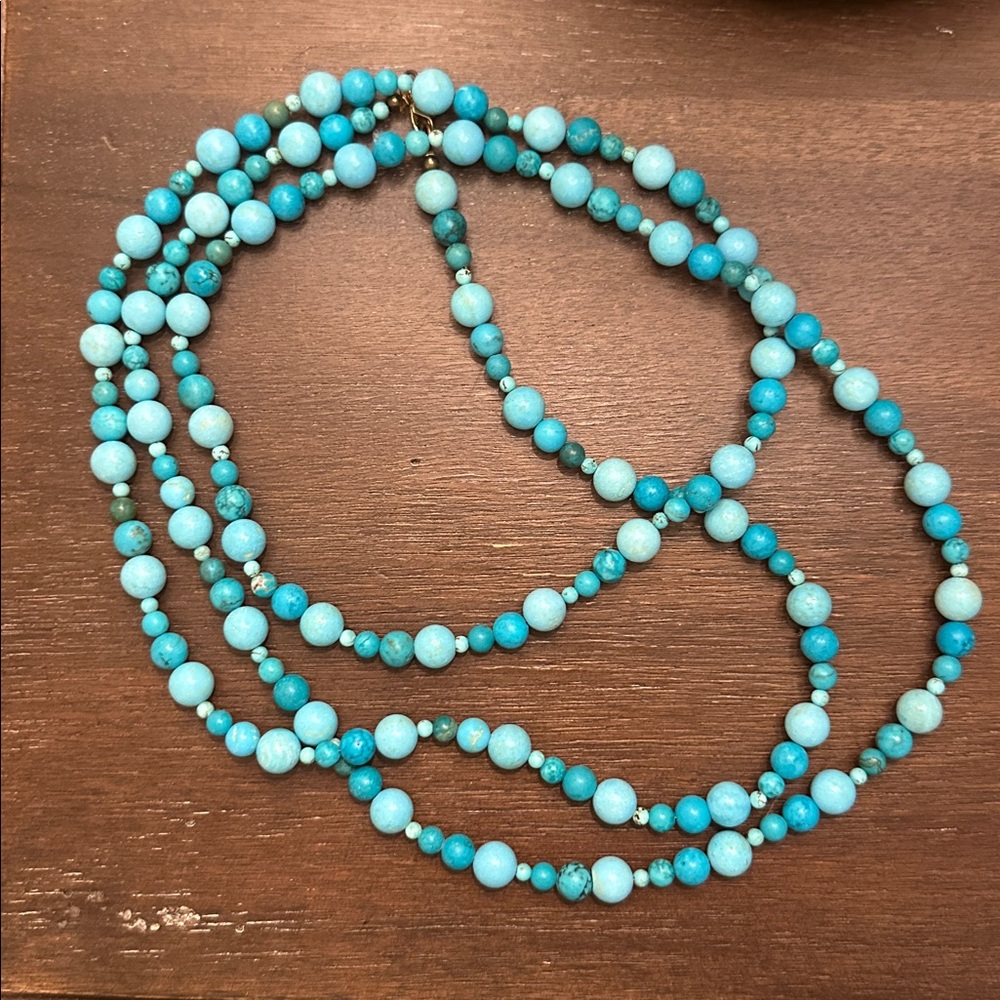 Jennifer Behr Turquoise Beaded Necklace